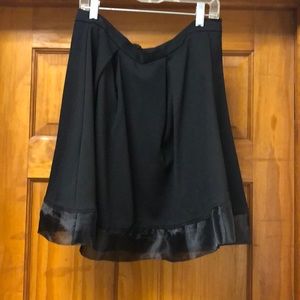 Aqua black skirt